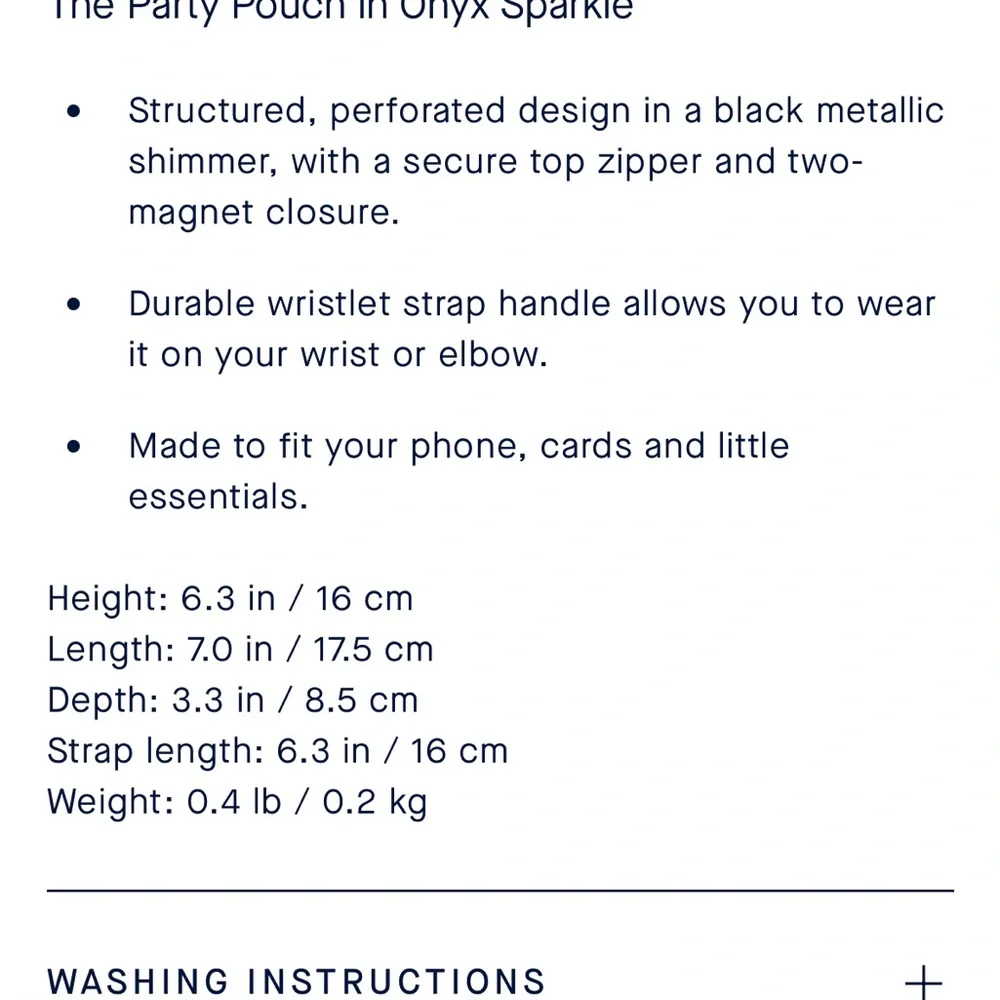 NWT Rothy's The Party Pouch in Garnet Sparkle - Picture 14 of 14